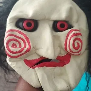 PMG Halloween | Costumes | Vintage Saw Billy Puppet Halloween Costume Mask With Hair Latex Full Mask